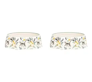 10 Strawberry Street Set of 2 Bella Pet Bowl