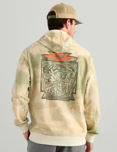 Edisto Bass Patch Terry Hoodie