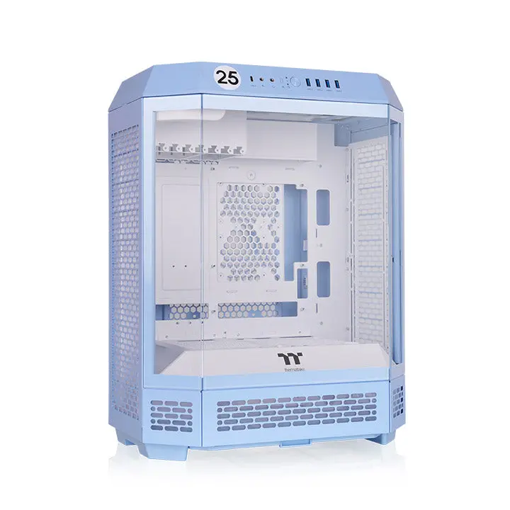 Tower 600 Hydrangea Blue Mid-Tower PC Case, Compatible with Desktop Computers