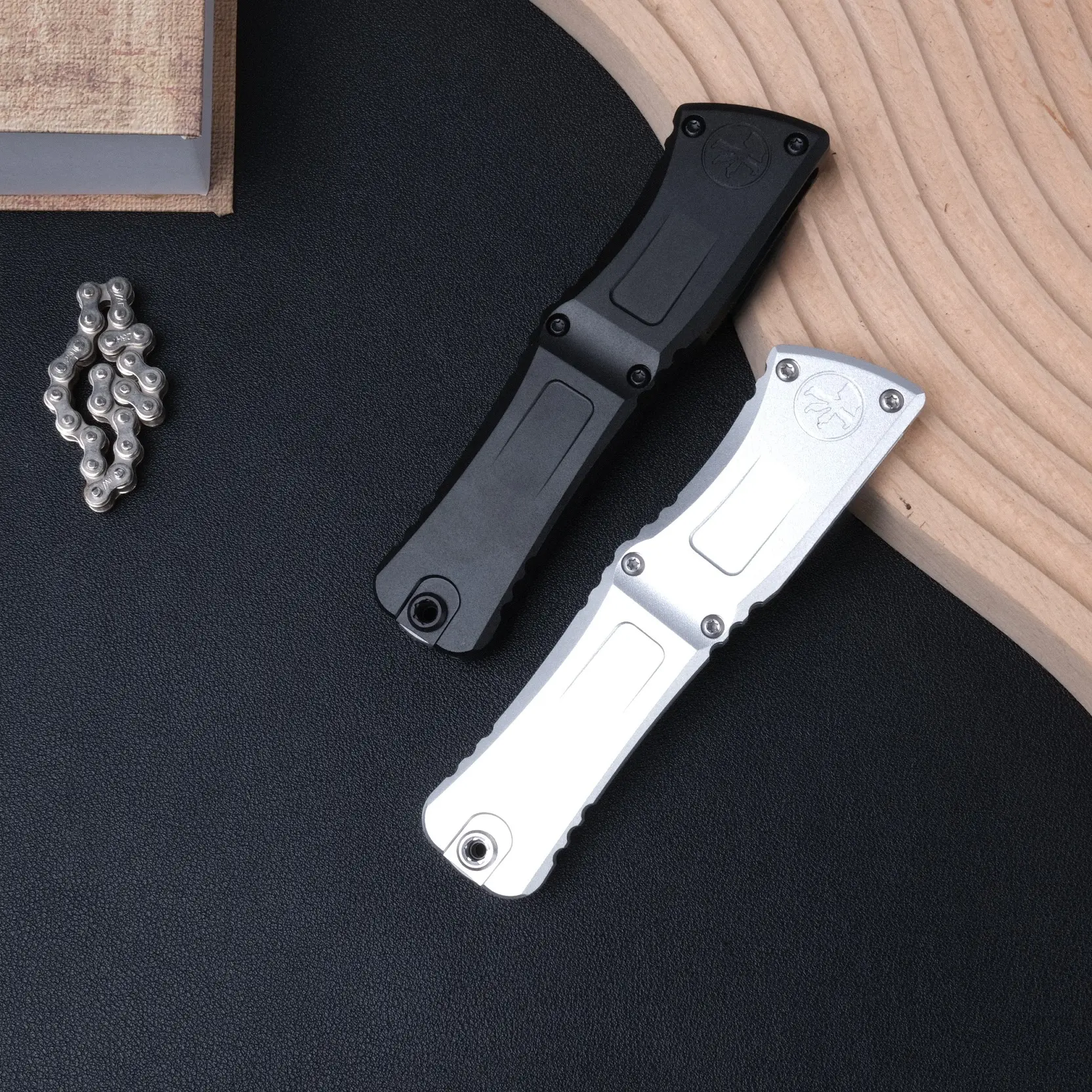 Interceptor outdoor portable folding knife, pure aluminum handle, high hardness corrosion-resistant steel, outdoor fishing and camping EDC tool, portable tool, best gift.