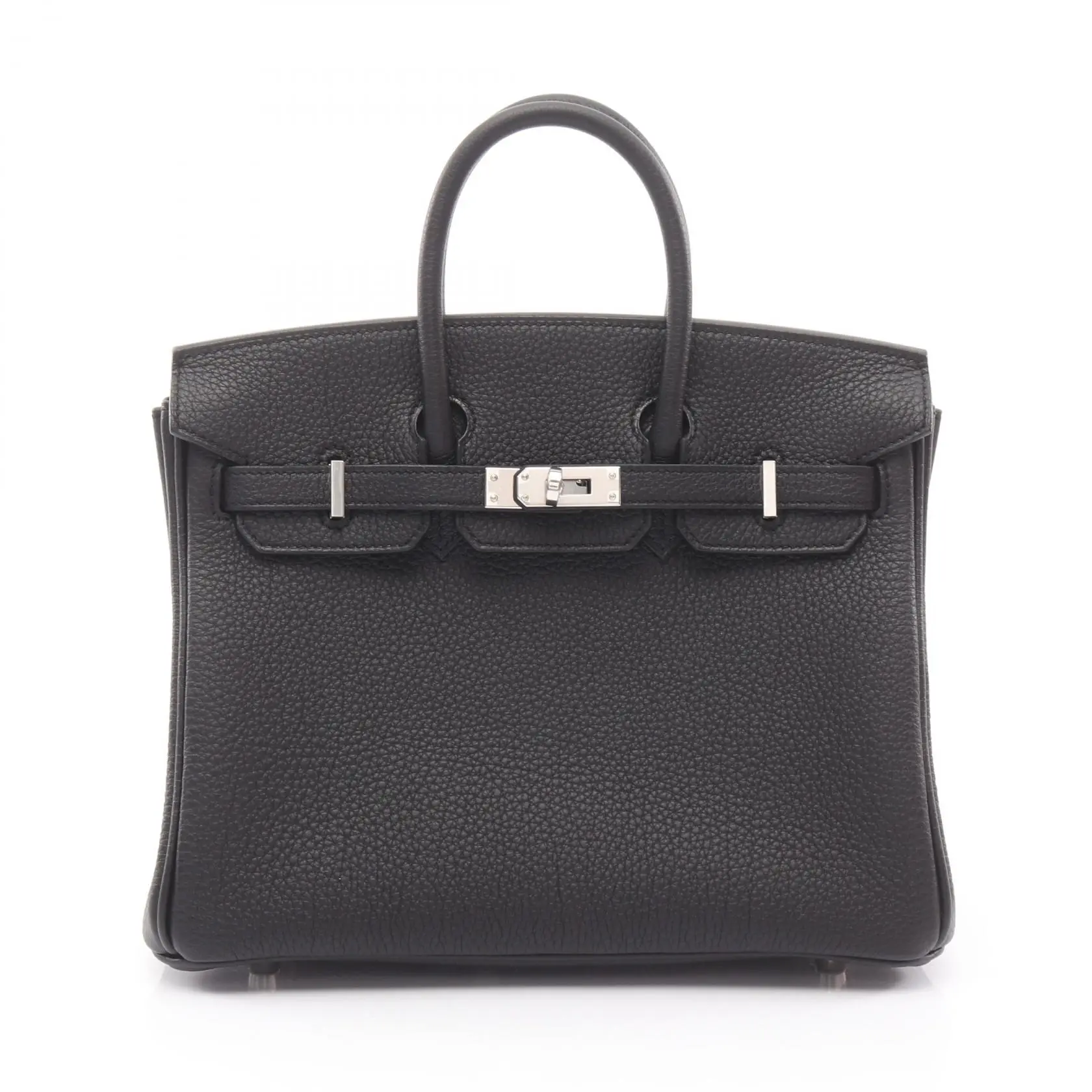 Pre-owned HERMÈS Calfskin Shoulder Bags Hermes Birkin25 Togo handbag