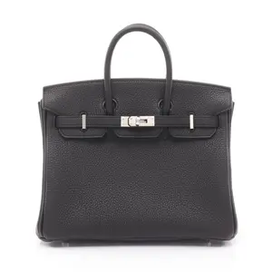 Pre-owned HERMÈS Calfskin Shoulder Bags Hermes Birkin25 Togo handbag