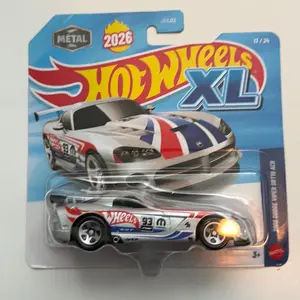 Hot Wheels XL 2026 Hot Wheels XL 2008 DODGE VIPER SRT10 ACR Mopar Diecast 1:43 Scale Model Car