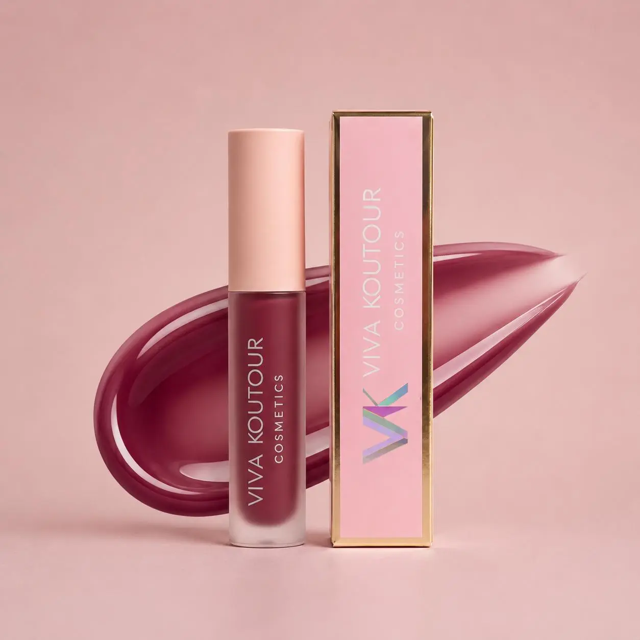 Deep Burgundy Lip Gloss – Hydrating Non-Sticky Shine