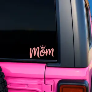 Mom Car Decal - Vinyl Car Sticker/ Decal (Waterproof)