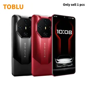TOBLU-6.53-inch smartphone, unlocked 4G network, 16MP high-definition pixel, 4000mAh battery capacity, 4GB+128GB memory, GPS， Dual SIM dual standby, stylish phone, expandable memory, Android system