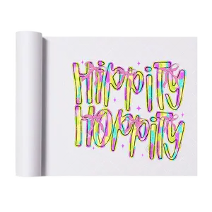 Hippity Hoppity Multi color Radter - Direct Print Film Transfer for T-Shirts, Cotton, Polyester & Blends - High-Quality Print