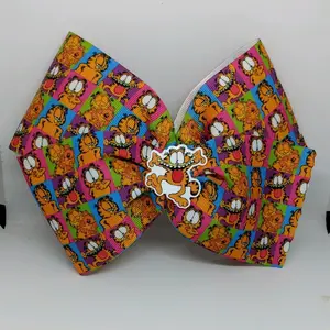 Garfield hair bow tiktok jacob hairclip slip grip