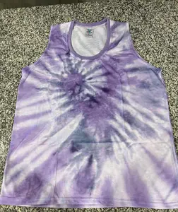 Sublimation blank tie dye unisex tank tops