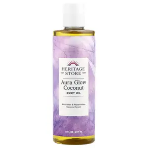 Heritage Store Aura Glow Coconut, Body Oil , 8 fl oz (237 ml)