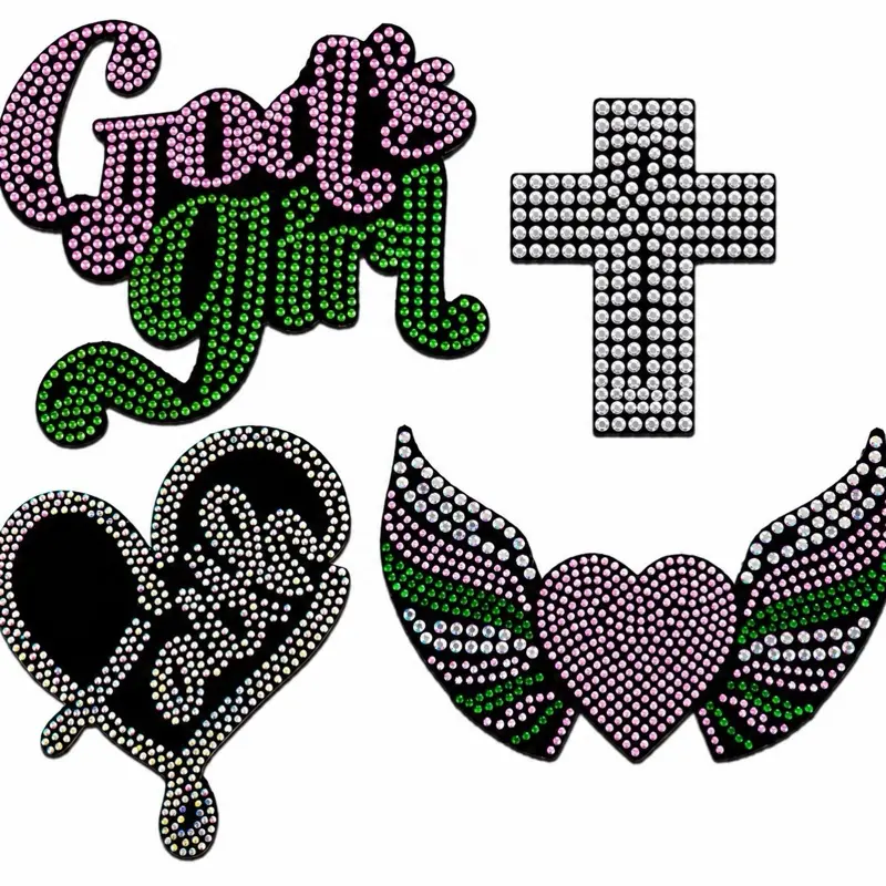 GOD’S GIRL PINK Patch Set
