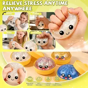 Creative Novelty Squishy Toy, Realistic Steamed Bun Stress Relief Fidget Toy