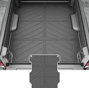 [Fits 17-26 Ridgeline]5.3FT Bed Mat Compatible with 2017-2026 Honda Ridgeline Bed Liner Truck Bed Mat TPE All Weather Replacement for 2017-2023 2024 2025 2026 Honda Ridgeline Accessories (5.3FT Truck Bed Mat)