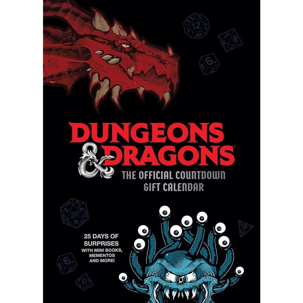 Official Roleplaying Game Advent Calendar - 25 Days of Mini Books, Mementos, Surprises, Tech Accessories, Stationery, Ornaments, Collectibles for Dungeon Masters, Children's Literature & Art Enthusiasts