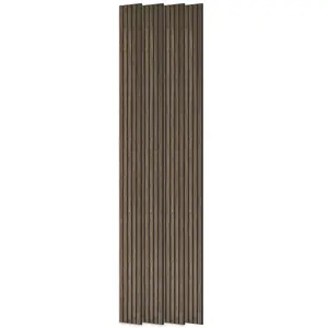 95" x 8" Wood Panels for Wall, 4 Pack Acoustic Panels, Sound Absorbing Slat Wall For Interior Wall Decor, Home, Walnut