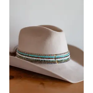 BEADED HAT BAND