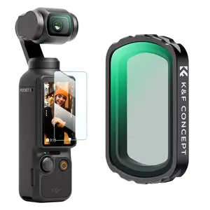 【K&F CONCEPT】Magnetic Black Diffusion 1/4 Filter for DJI Osmo Pocket 3, Creative Mist Cinematic Effect Filters for Osmo Pocket 3 Creator Combo
