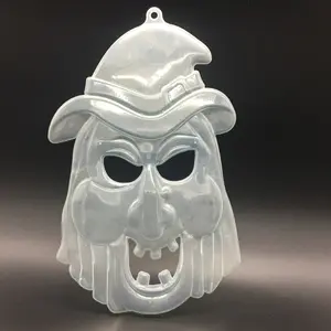 Halloween Glow-in-the-Dark Ghost Head Large Pendant