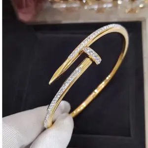 Fashionable Open-ended Rhinestone Bracelet Versatile Women's Bracelet for Daily Use Wedding Banquet Bridal Jewelry with Sparkling Rhinestones