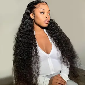 Wiggins Hair Stylist Wig 13x6 Lace Front Wigs Human Hair Braided Wig Pre Cut Ready to Go Glueless Wigs With Baby Hair Loose Deep Wave Front Wig Beginner Friendly