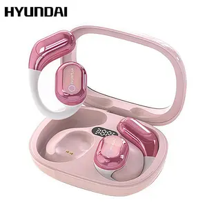 HYUNDAI Y16 OWS Open Ear Bluetooth Earbuds HIFI Sound Quality Music Wireless Earbuds Gaming with Low Latency Wireless Headphones IPX5 Waterprooof OWS Earphones Comfortable Wearing Earbuds Touch Control Built-in Mic Hearphones Compatible With All Phones