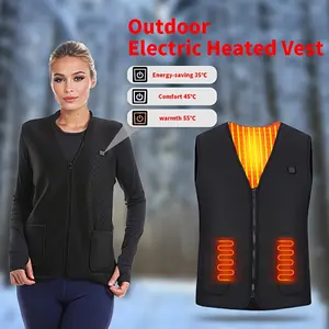 Heated Vest for Winter, Multi-Adjustable Temperature Settings, Wearable Inside & Out, Commuting & Home Use, Daily Warmth Assistance