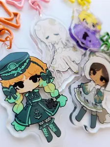 Limbus Company EGO Outfit Keychains - Ishmael, Don Quixote, Faust, Outis, Unique Gifts, Cute Acrylic Keychains Perfect for Fans & Collectors, Bag Accessories