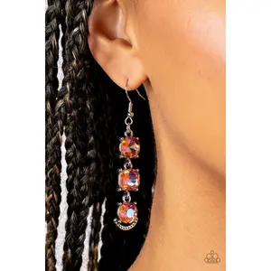 Determined to Dazzle - Earrings Orange
