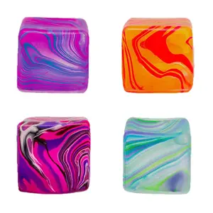 Viral Squishy Cube Toy, Ultra Satisfying Stress Relief Fidget for Adults & Teens, Sensory Squeeze Toy for Focus and Relaxation