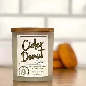Cider Donut Cooter Candle- Cinnamon Donut scented candle Decor Scent Decor Scent