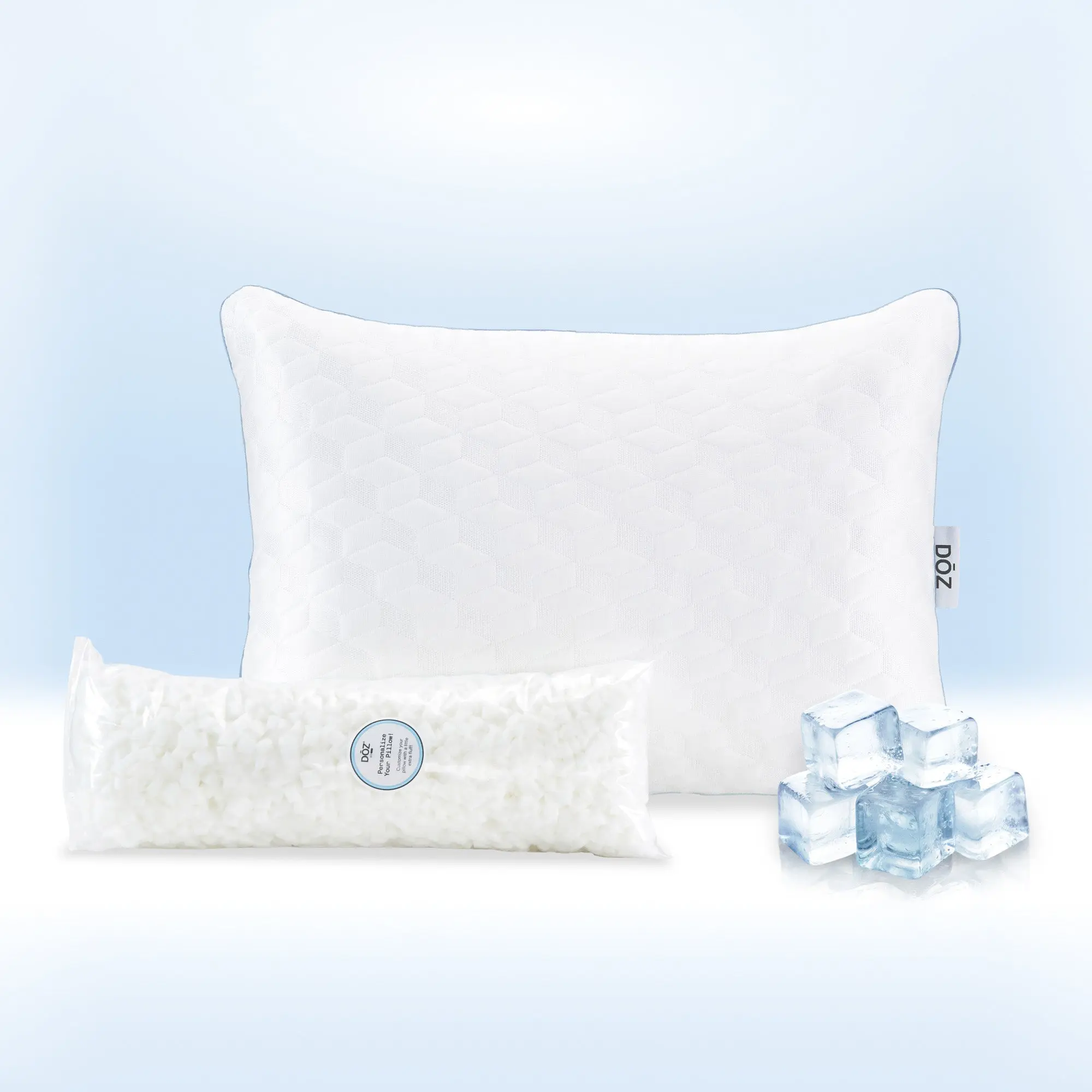 DOZ Adjustable Memory Foam Pillow