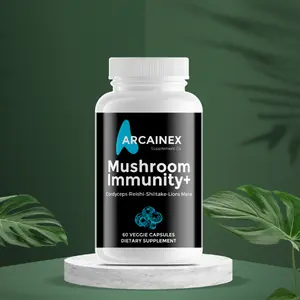 Mushroom Immunity Supplement with Lions Mane Edible Healthcare