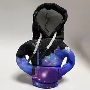 Car Gear Shift Cover, Starry Sky Pattern Hoodie Design Car Gear Shift Cover, Automotive Car Interior Decoration Accessories for Women & Men