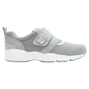 Propet Mens Stability X Walking Slip On Sneakers Shoes Casual - Grey