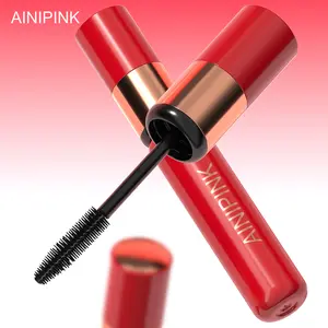 AINIPINK Red-Tube Mascara - Black False Lash Effect, Volume and Definition, Easy Application, Stand Out with Unique Red Tube Design Makeup Cosmetic