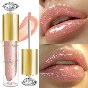 Kafurex  Colorful Shinny Lip Gloss, Shiny Texture, Long-Lasting, Easy to Apply, Suitable for All Skin Types, Glossy Finish,