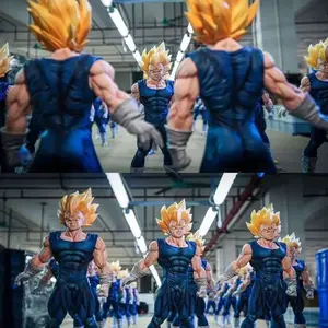 JT Toy Dragon Ball Vegeta Anime Figure Majin Vegeta Figurine Super Saiyan Bejita Model PVC Statue Collection Desk Decor Gift Toy