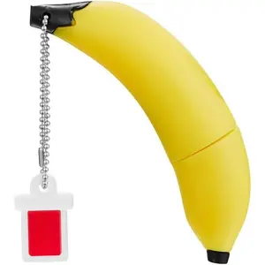 USB Flash Drive, 8GB / 16GB / 32GB Novelty Cute Cartoon USB Memory Stick Date Storage Pendrive Thumb Drives for   Collegue Student (32GB, Banana)