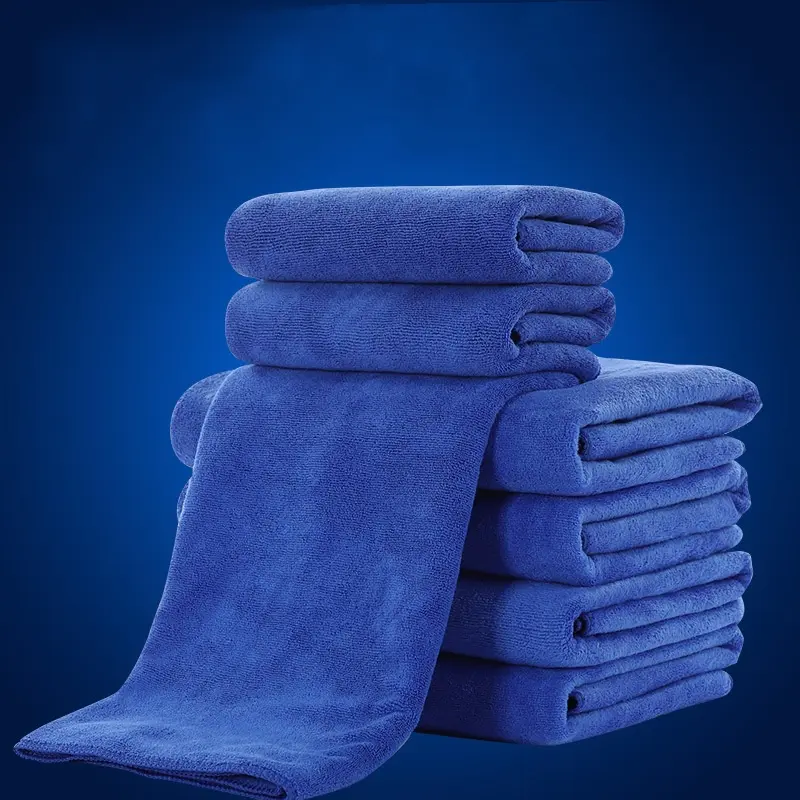 Large thickened absorbent car wash towel high microfiber car towel household cleaning cloth housekeeping cleaning hair towel