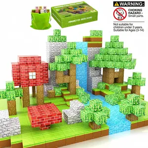 144 PCS Large Magnetic Building Blocks | Stem Construction Set | STEM Educational Toys for Kids 3+ | Safe & Fun Gift for Boys Girls