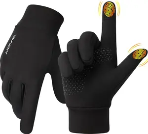 Winter Gloves for Men Women: Windproof, Lightweight, Anti-Slip, Touch Screen,  Gloves for Running, Cycling, Driving, Hiking