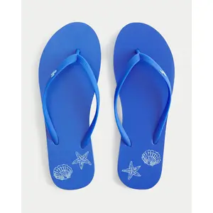 Hollister Graphic Rubber Flip Flops