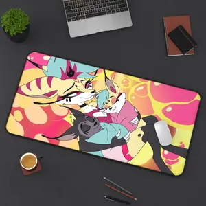 Loona Helluva Boss Mousepad - Aesthetic Anime Desk Mat for Gaming Setup - Large XXL Keyboard Mat