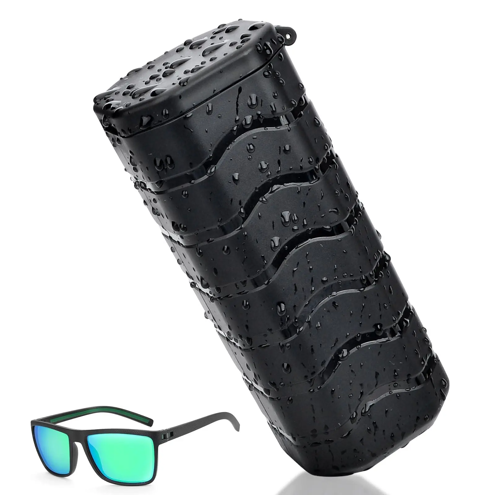 Hard Shell Sunglasses Case​  Military-grade Crushproof & Water-resistant Protective Case For Outdoor/travel - Fits Ray-ban Maui Jim 200+