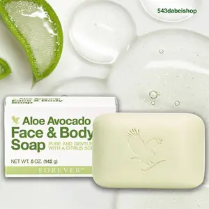 Pack of 2/Aloe Avocado Face & Body Soap Nourishing Soothing Skin Repair Cleansing Cleanser