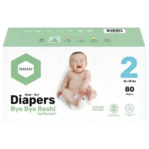 Parasol Clear+Dry Natural Disposable Diapers Parasol Clear+Dry Natural Disposable Diapers