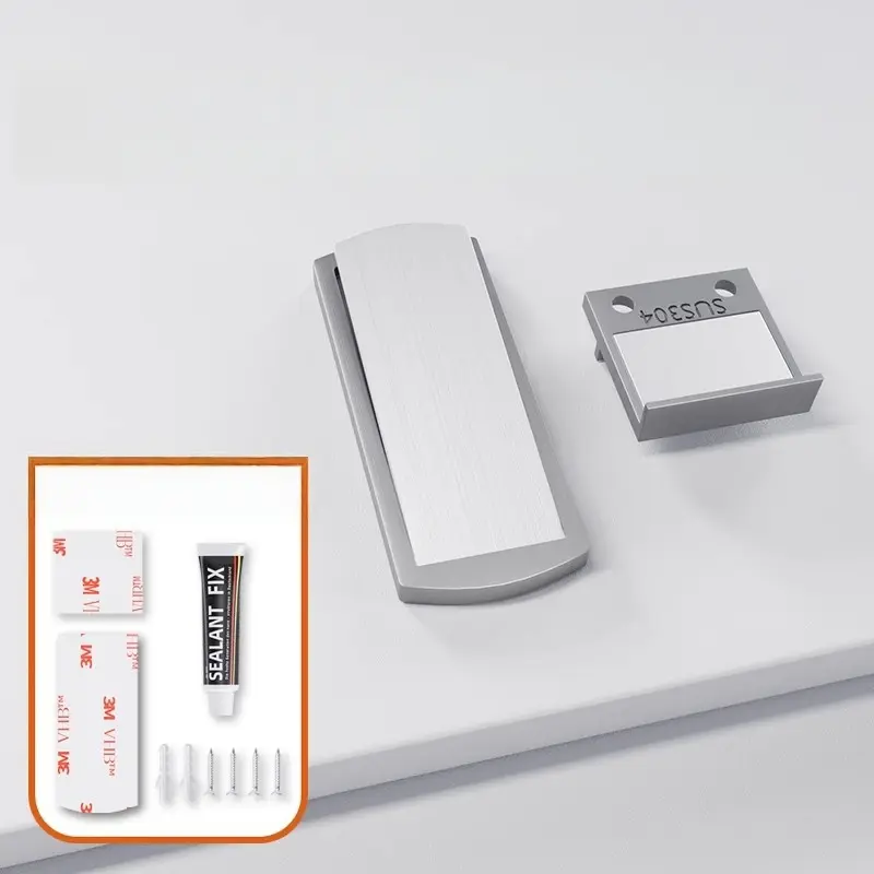 304 Light Luxury Gray 1 Pack [Strong Magnet, Ultra Thin] Door Gap 8–22 mm