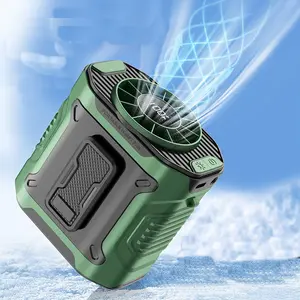 USB waist fan portable clip on wearable belt, lightweight 1 mini personal fan Low Noise Cooling Low Noise Cooling