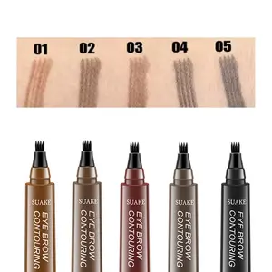 Long-Lasting Liquid Eyebrow Pen, 4-Point Tip For Defined Brows, Sweat-Proof & Waterproof Formula For Easy Application. Cosmetic Makeup