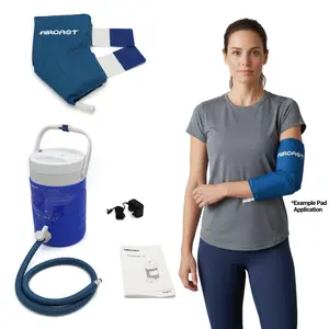 Aircast® Elbow Cryo Cuff & IC Cooler - Intermittent Compression & Cold Therapy System for Post-Operative Recovery & Athletic Training